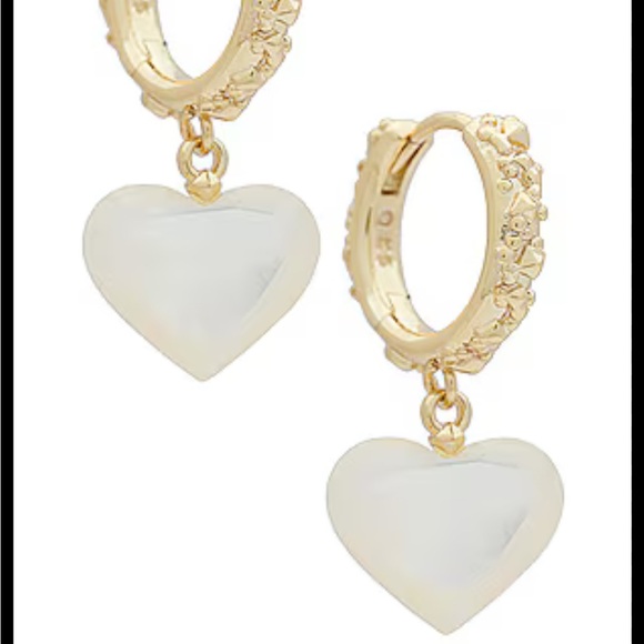 Kendra Scott Penny Earrings Mother of Pearl - Picture 3 of 3
